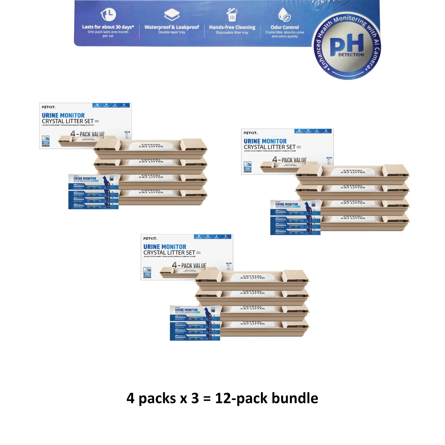 PUROBOT CRYSTAL DUO SELF-CLEANING LITTER BOX (CAMERA)