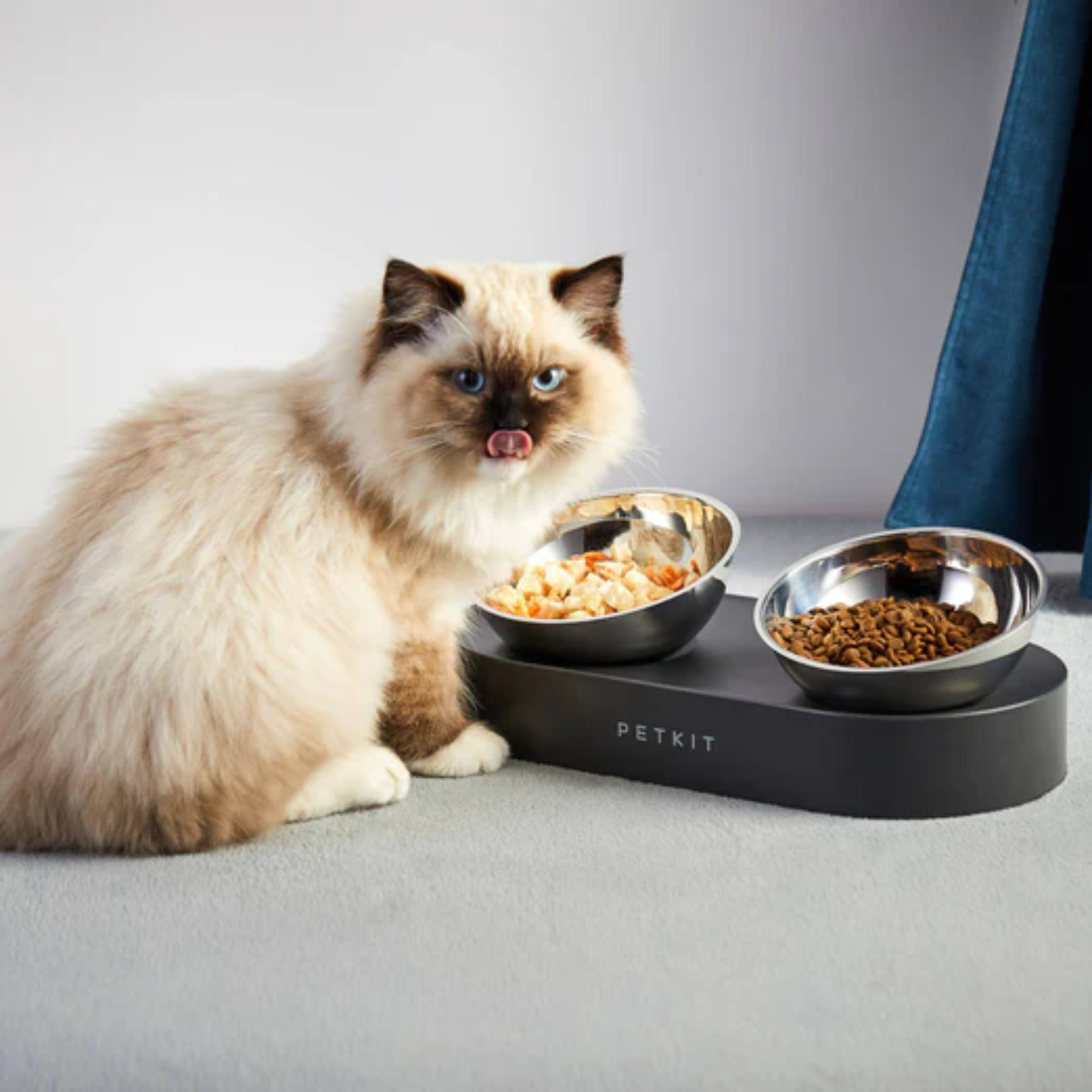 FRESH NANO METAL ADJUSTABLE DOUBLE FEEDING BOWL