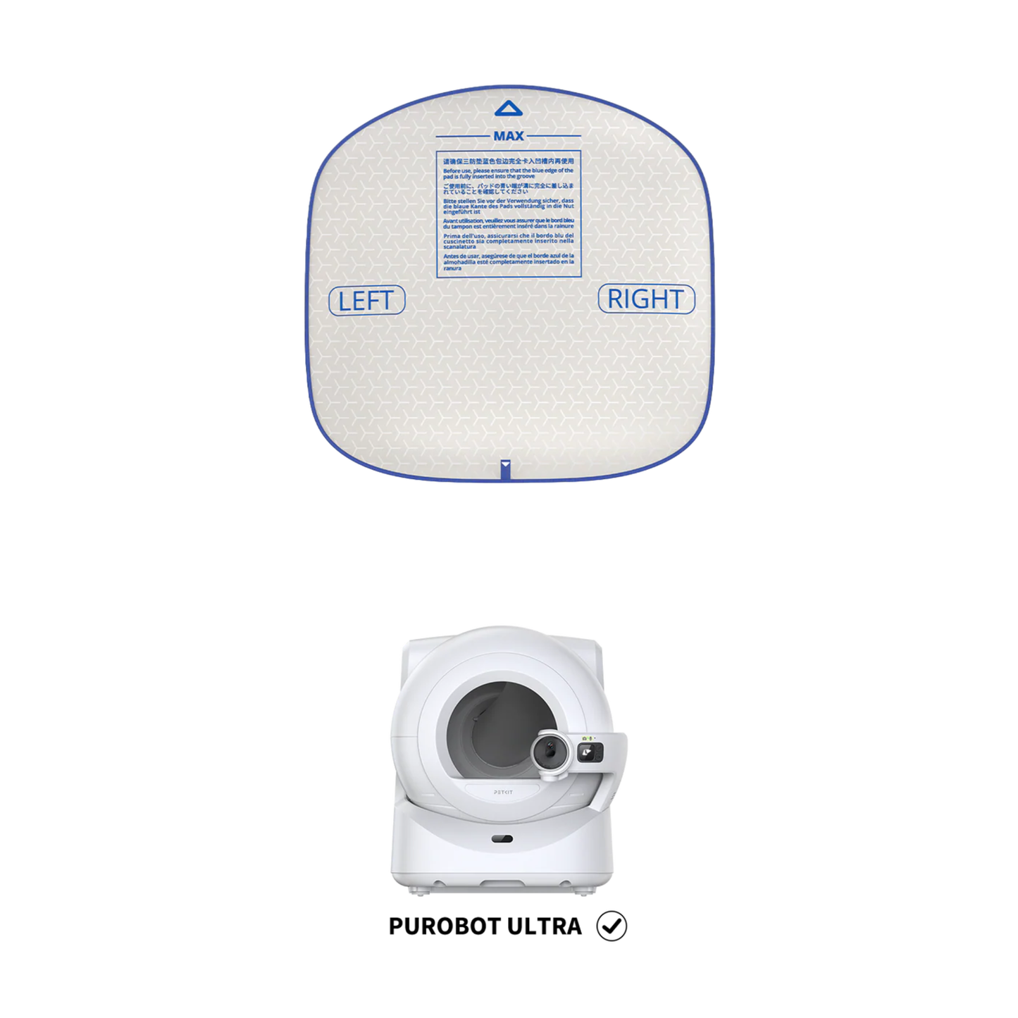 HIGH PERFORMANCE CAT LITTER PAD (PUROBOT ULTRA)