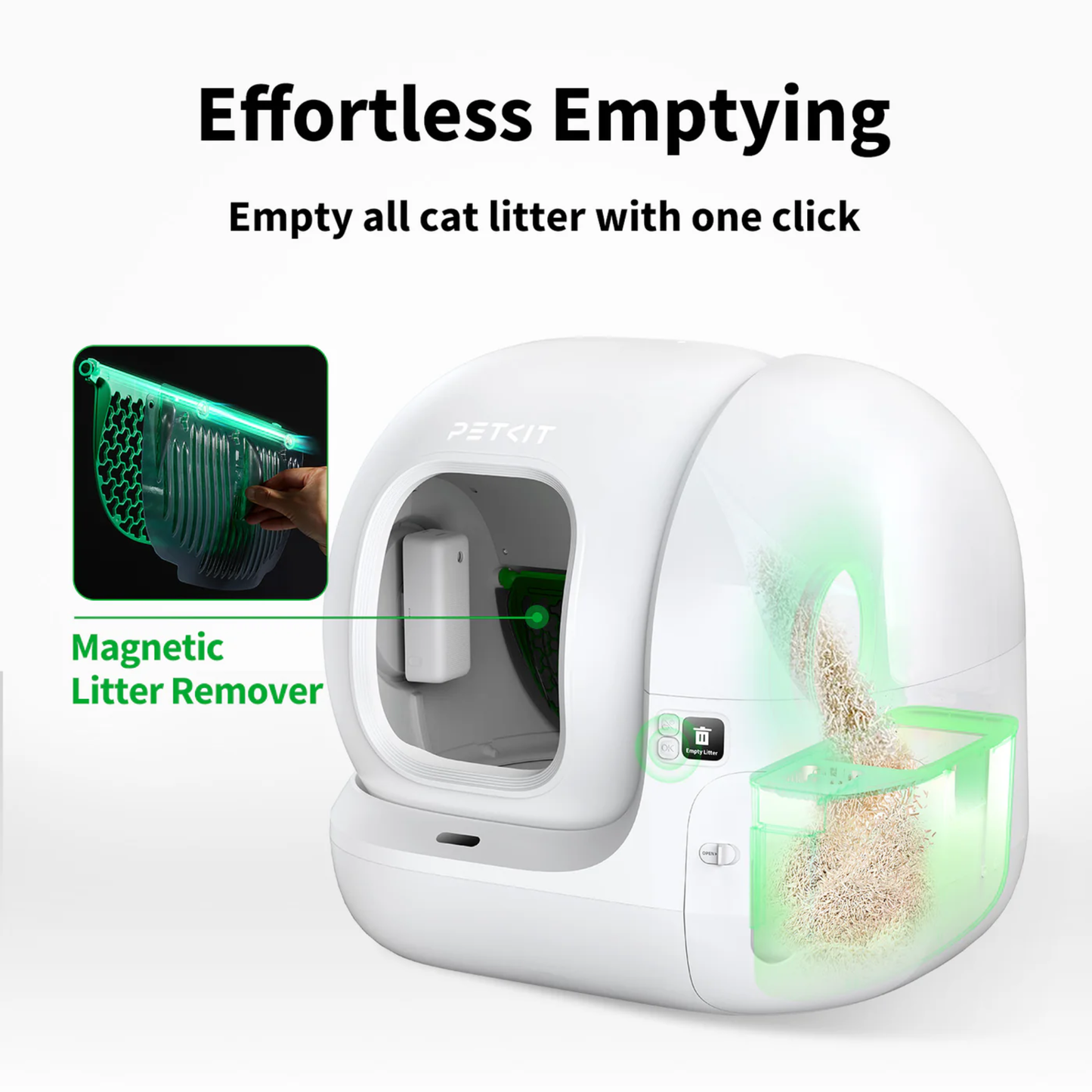 MAGNETIC CAT LITTER REMOVER FOR PURA MAX 2 & PUROBOT MAX PRO