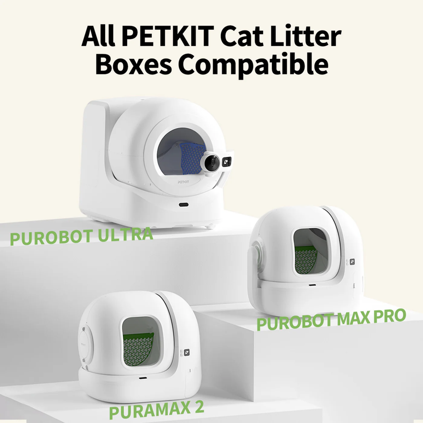 PETKIT NATURAL CAT LITTER (CASSAVA & TOFU)(2.4KG PER PACK)