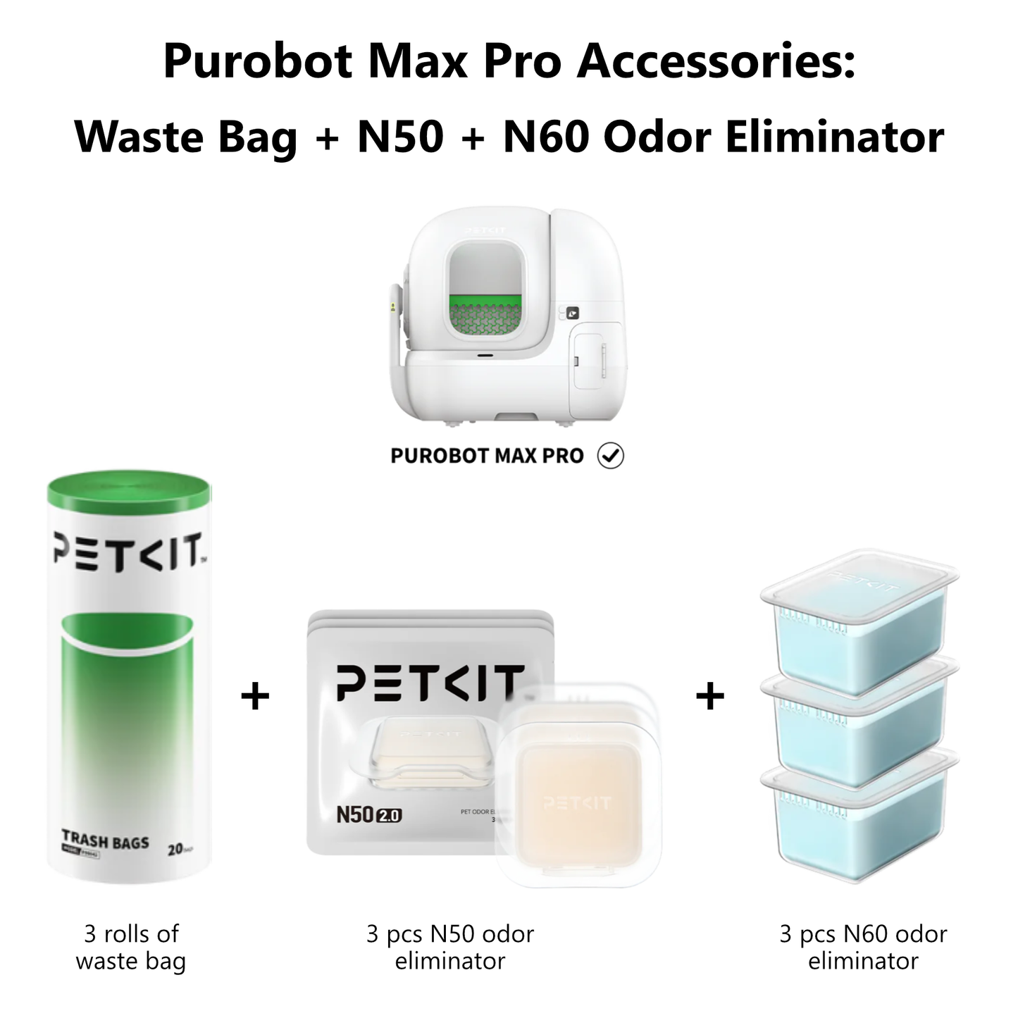 PUROBOT MAX PRO & MAX PRO 2 ACCESSORIES BUNDLE