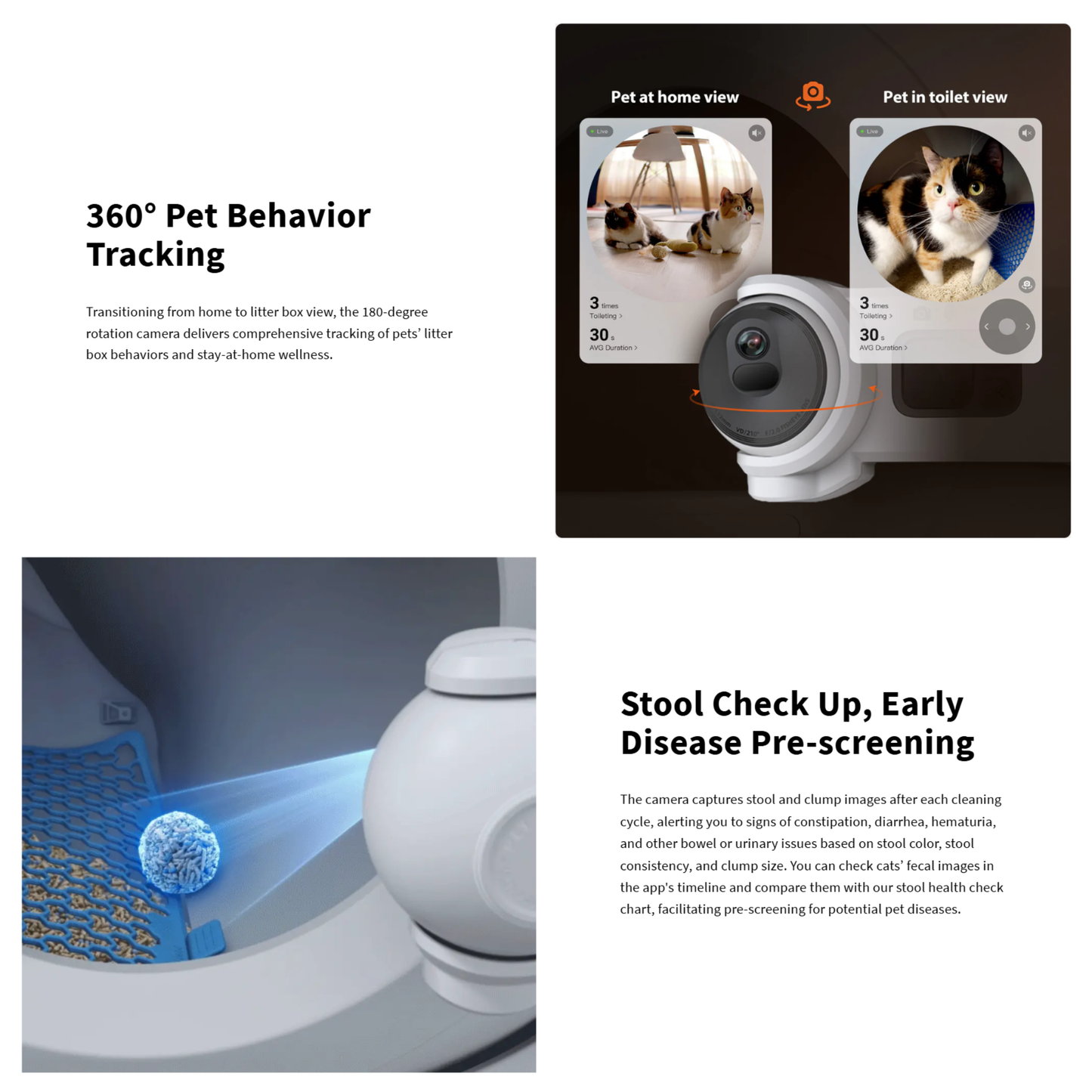 PUROBOT ULTRA AI CAMERA AUTOMATIC CAT LITTER BOX