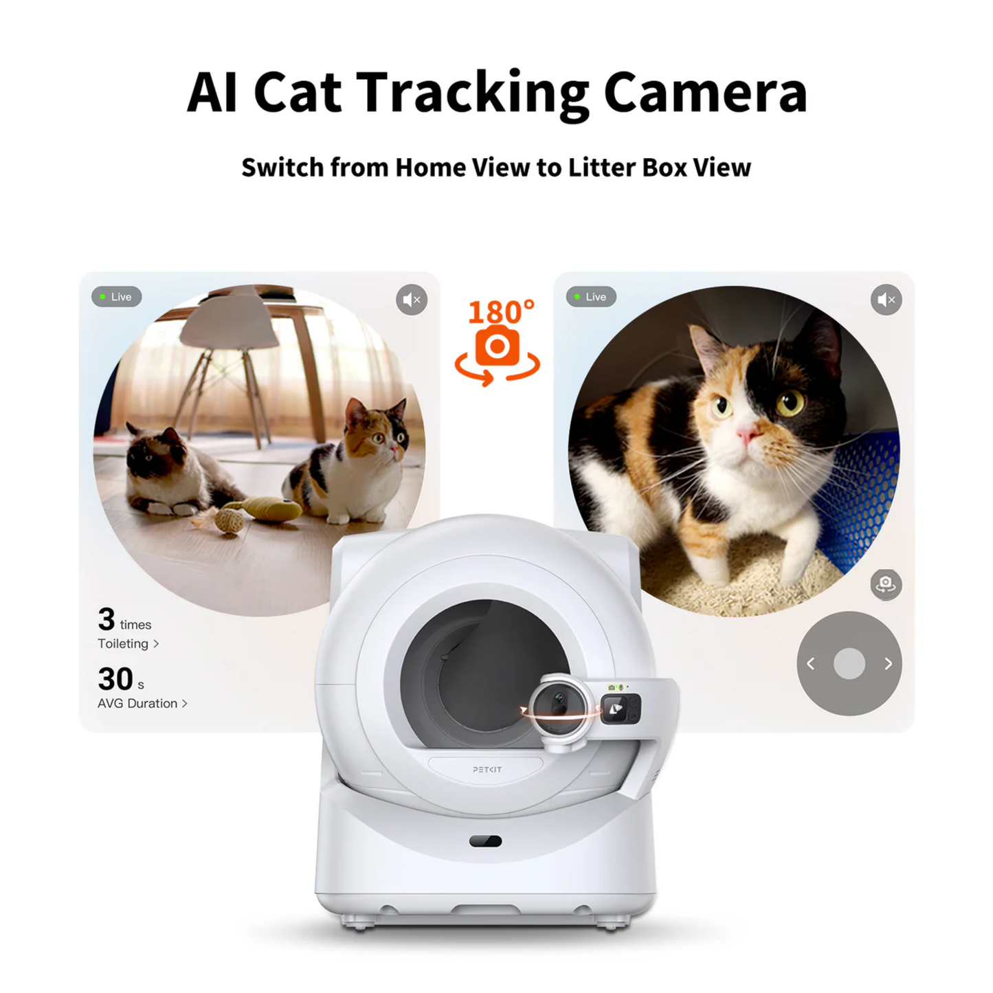 PUROBOT ULTRA AI CAMERA AUTOMATIC CAT LITTER BOX