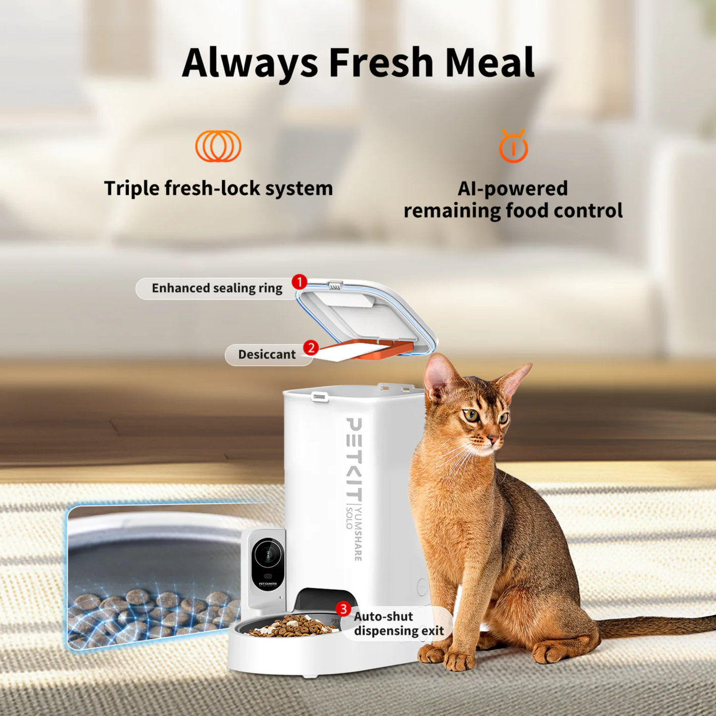 MAX FOUNTAIN AND YUMSHARE SOLO CAMERA FEEDER BUNDLE
