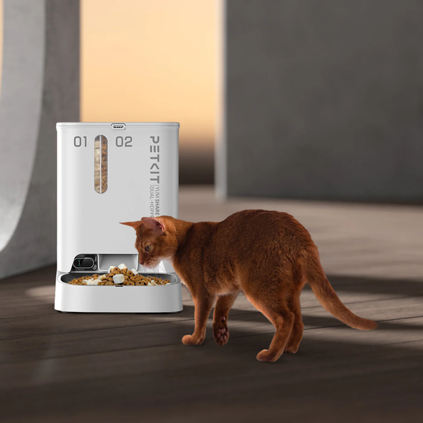 YUMSHARE DUAL-HOPPER AUTOMATIC FEEDER WITH CAMERA