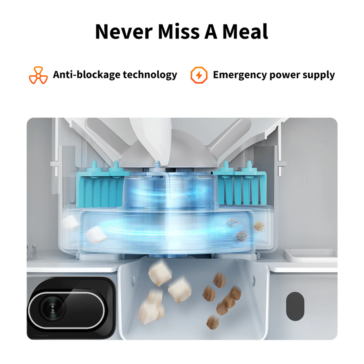 YUMSHARE DUAL-HOPPER AUTOMATIC FEEDER WITH CAMERA