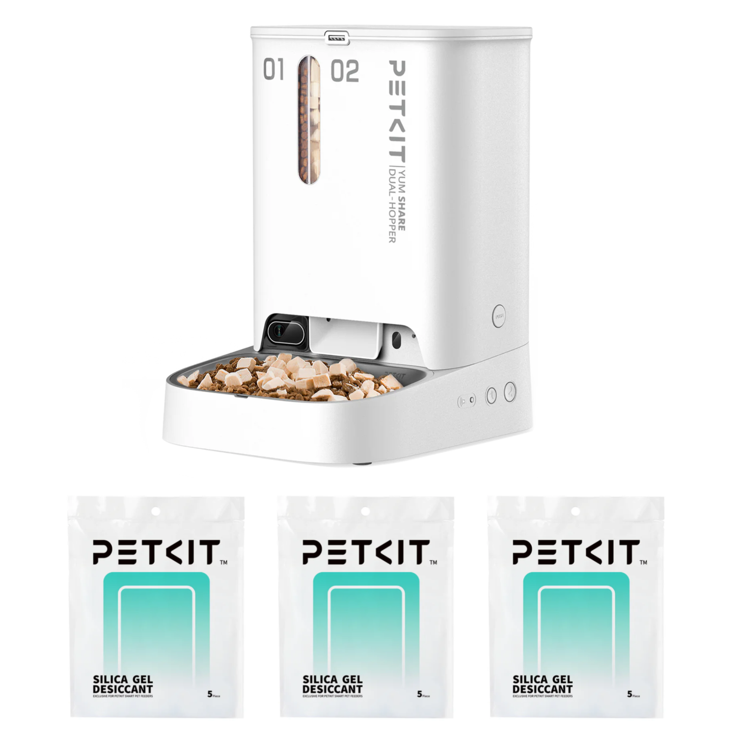 YUMSHARE DUAL-HOPPER AUTOMATIC FEEDER WITH CAMERA