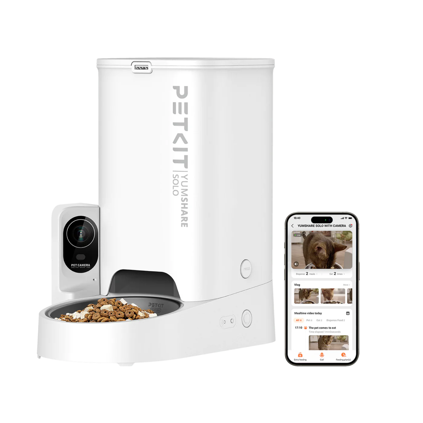 YUMSHARE SOLO AUTOMATIC FEEDER WITH CAMERA