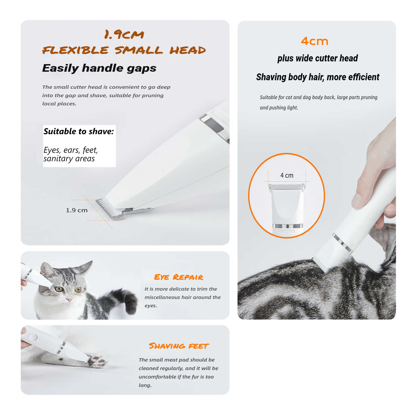 2 IN 1 PET TRIMMER PRO (FOR CATS AND DOGS)