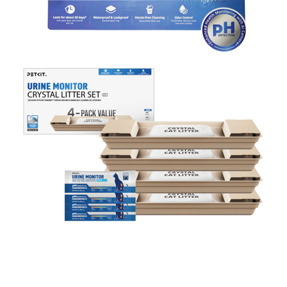 URINE MONITOR CRYSTAL CAT LITTER WITH PH MONITORING (FOR PUROBOT CRYSTAL DUO LITTER BOX)