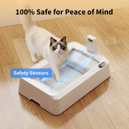 PUROBOT CRYSTAL DUO SELF-CLEANING LITTER BOX (CAMERA)