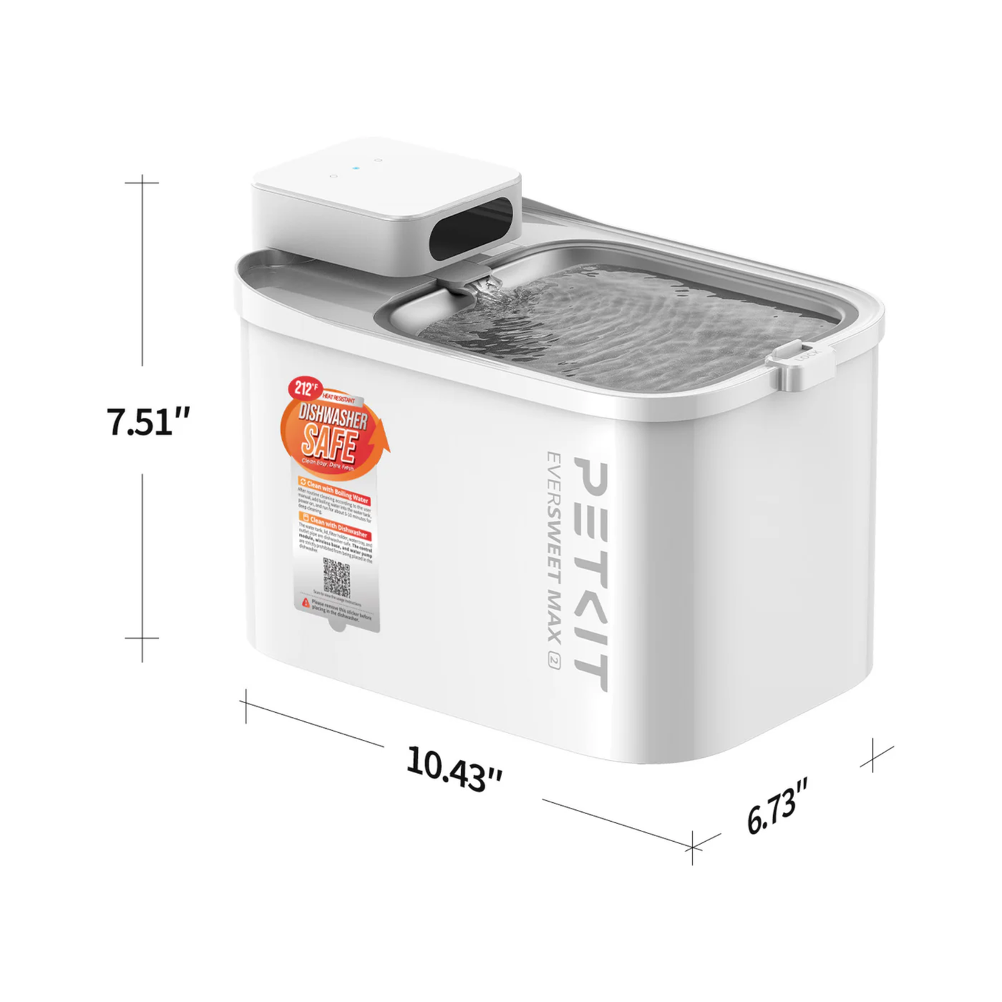 EVERSWEET MAX 2 (CORDLESS) PET WATER FOUNTAIN