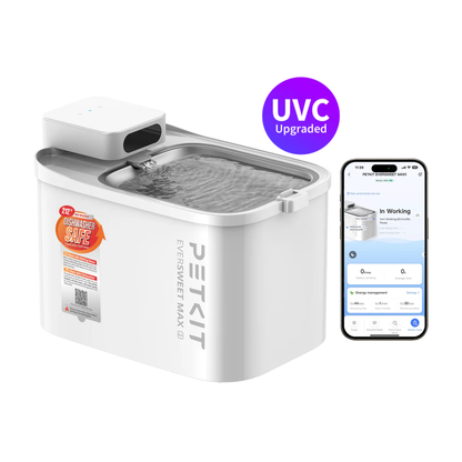 EVERSWEET MAX 2 (UVC & CORDLESS) PET WATER FOUNTAIN