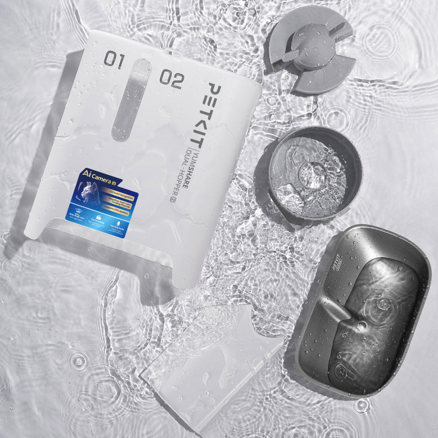 YUMSHARE DUAL-HOPPER 2 AUTOMATIC FEEDER WITH CAMERA