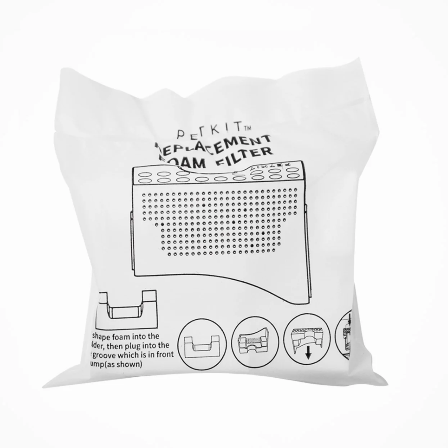 PETKIT Foam Filter for Eversweet 2 Water Fountain (2 packs)