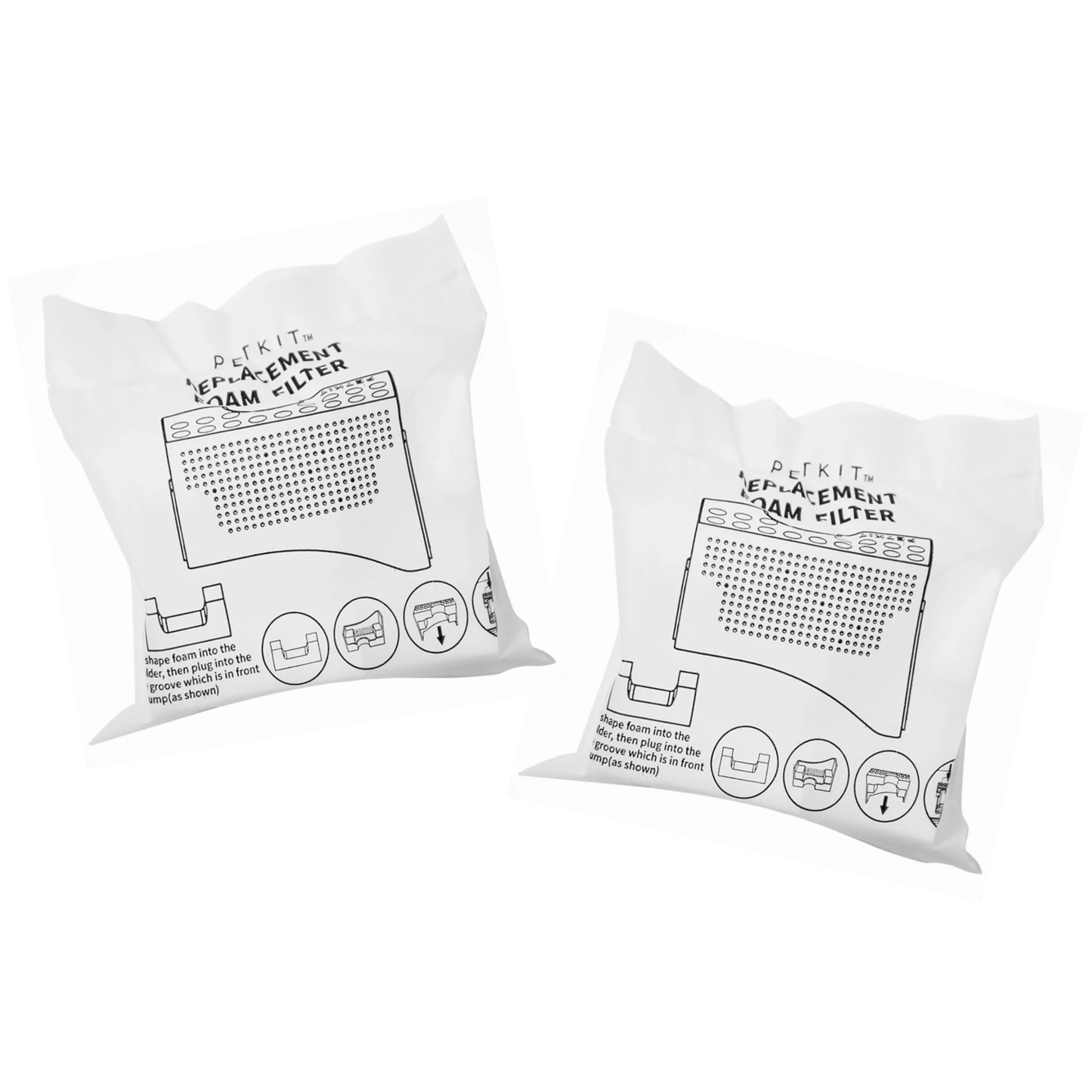 PETKIT Foam Filter for Eversweet 2 Water Fountain (2 packs)